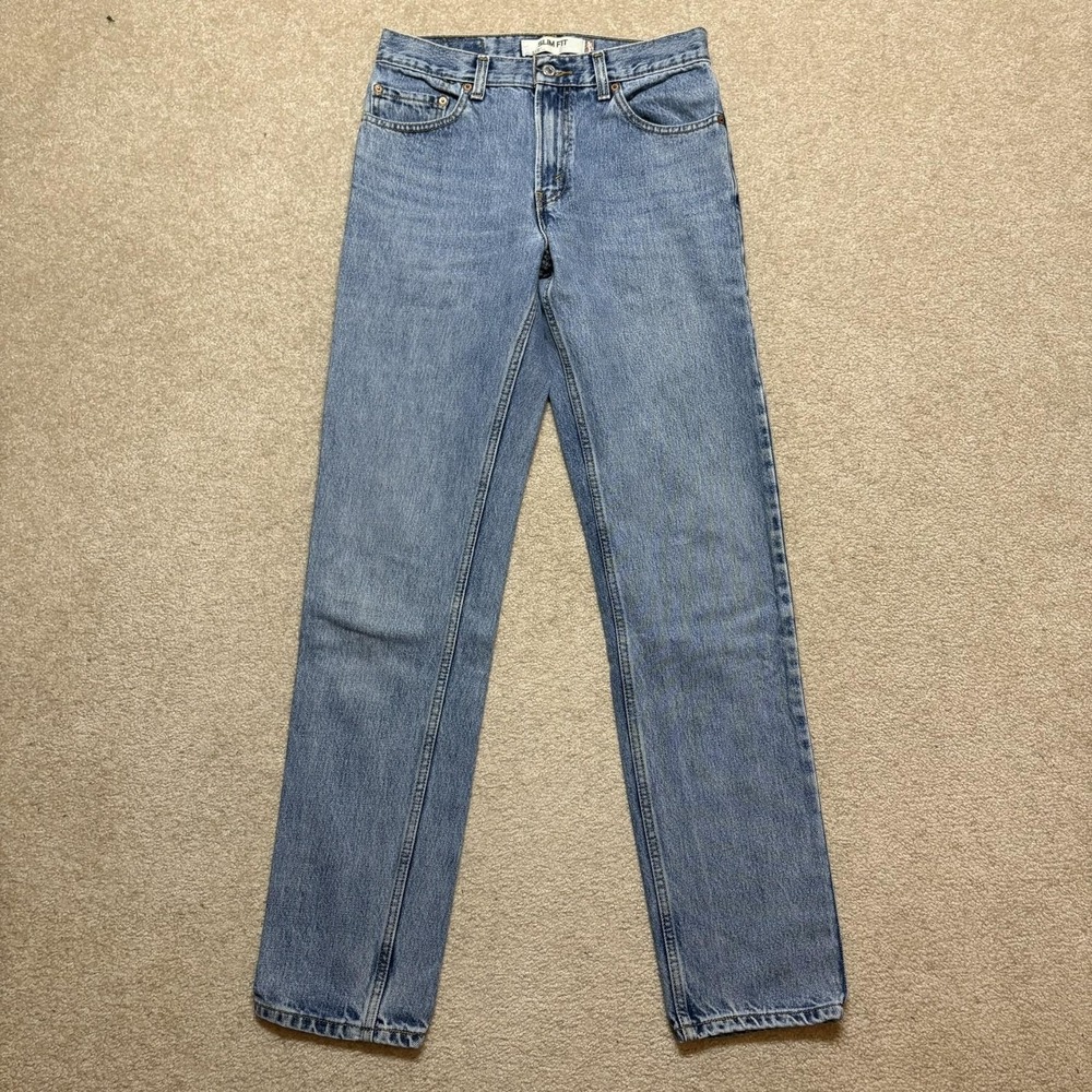 Y2K Levis‎ 512 Jeans Mens 30x34 Blue Slim Fit Straight Leg Denim Pants Casual